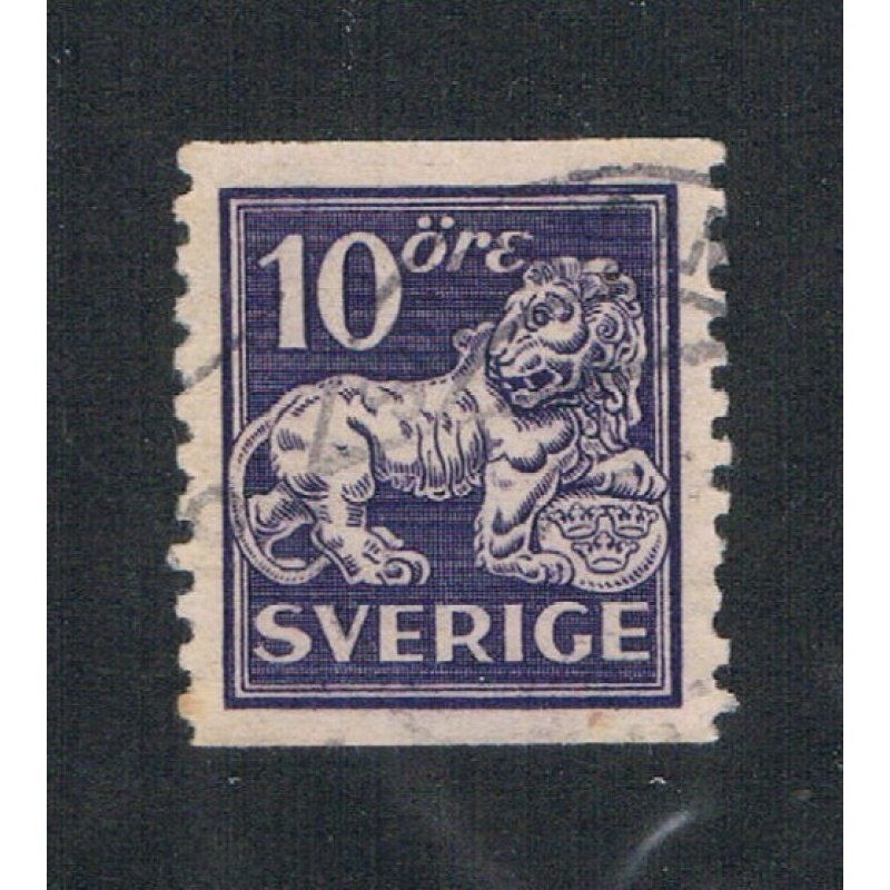 Sweden 119 Used Heraldic Lion (S0362)