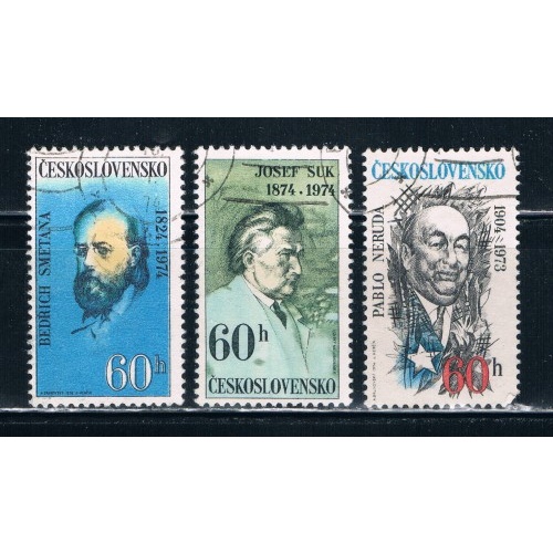 Czechoslovakia 1916-18 Used Set Celebs (C0060)