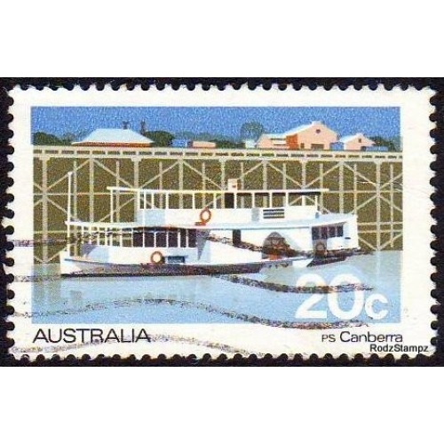 Australia 1979 Sc#696  SG#704 20c Paddle Steamer PS Canberra Used
