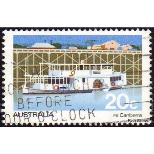 Australia 1979 Sc#696  SG#704 20c Paddle Steamer PS Canberra Used