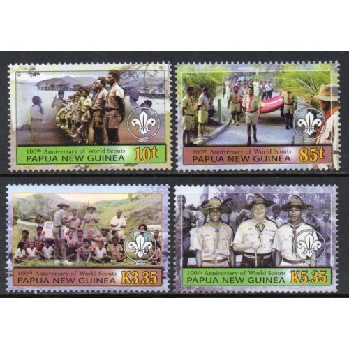 PAPUA NEW GUINEA - 2007 - SCOUTS , Sc.#1254-1257, MNH - SCOTT $8.00