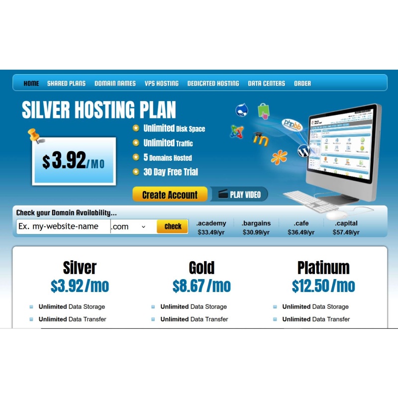 Affiliate Webhosting Seller Site with PHP Hosting Theme and FREE WP Hosting
